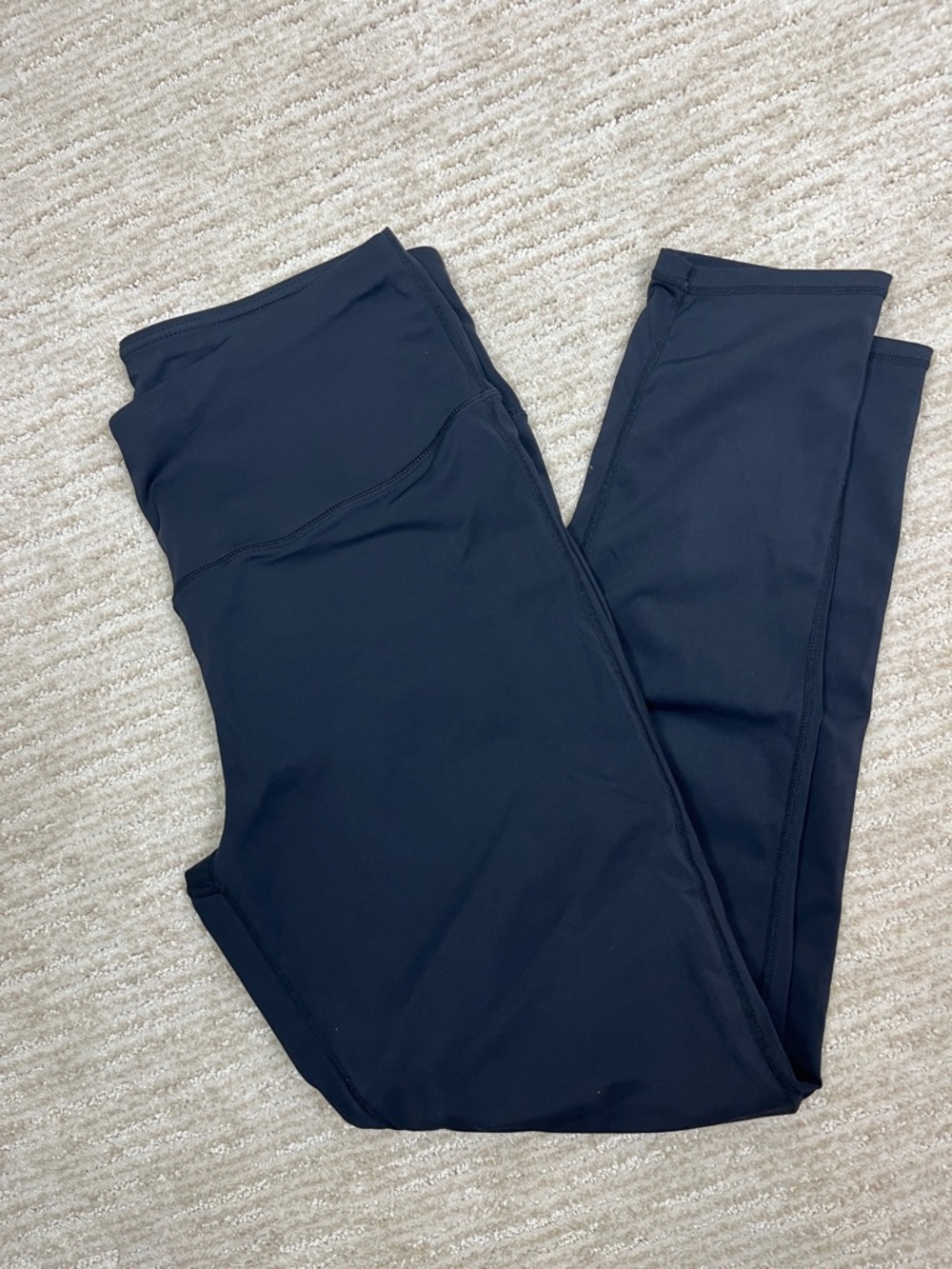 Oalka Power Flex High Waist Leggings Black Yoga Running XL